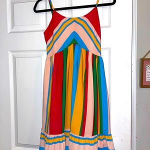 Spaghetti Strap Dress with ruffle bottom !!! Super cute for the summer time